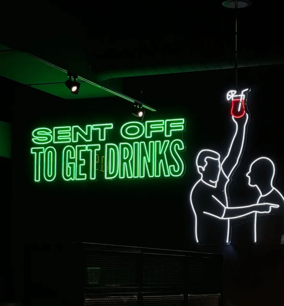 Toca Social Dallas Drinks Sign