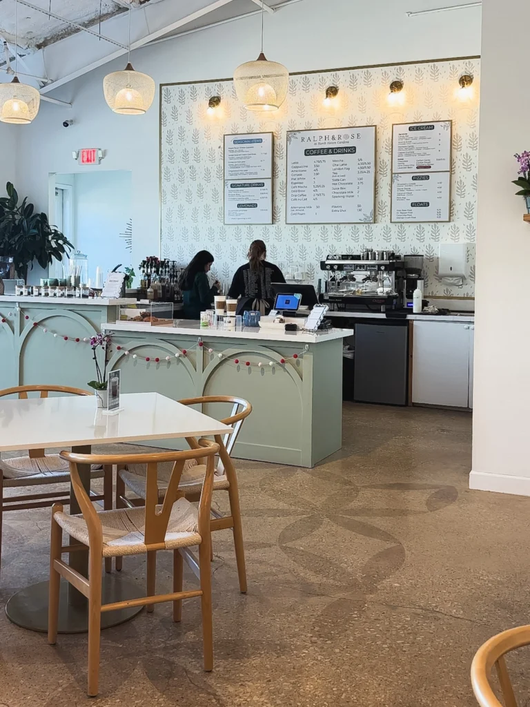 Ralph & Rose Café interior